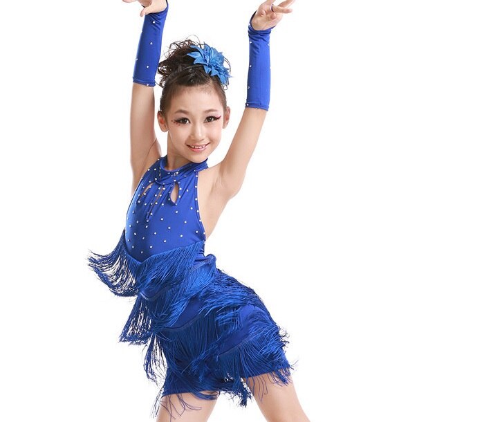 MLX 8212/8399 Children's Latin Dance Practice Suit Advanced Sense Children's Dance Training Performance Class Suit