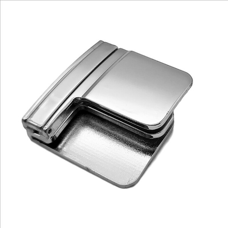 Metal Belt Clamp Mini Buckle Lazy Belt Folding Elastic Belt Clip Multifunctional Belt Clip Easy Belt Clamps for Pants: Silver