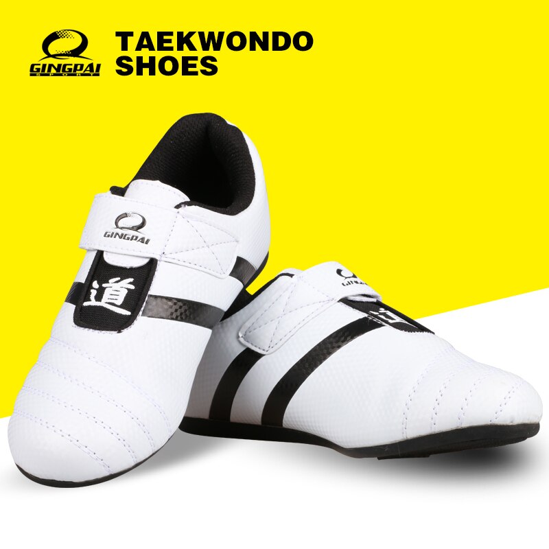 Chaussures de Taekwondo pour enfants et adultes, , WTF avec cuir PU, respirant, résistant à l&#39;usure, baskets de sport de karaté