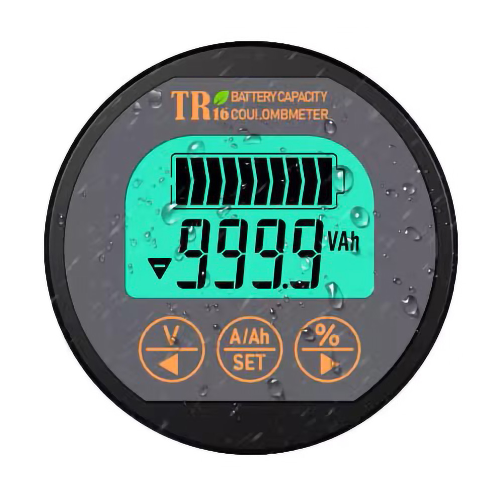Coulomètre de test de capacité de batterie de haute précision, 50a/100a/350a, pour Pb li-lon LiFePo NiMH Nicd Pe types de batteries TR16