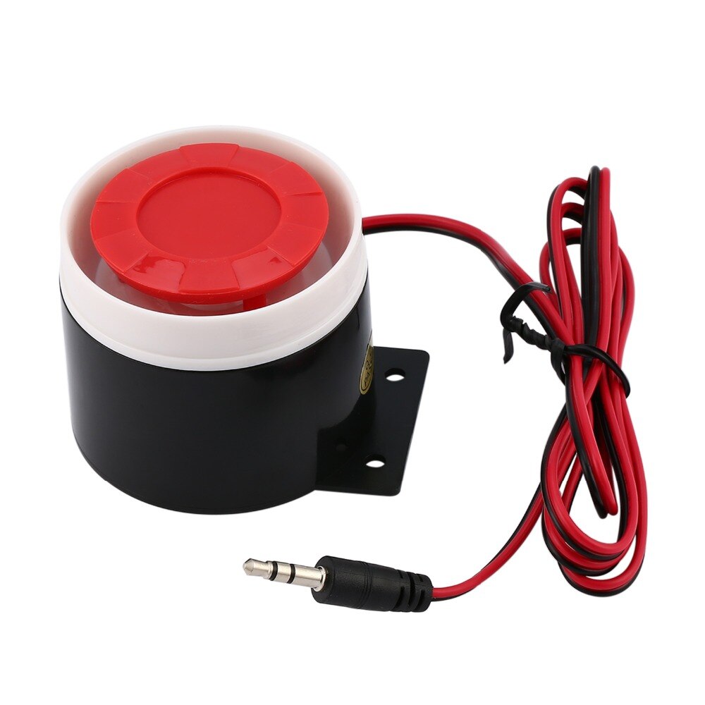 Bedrade Sirene Voor Alarm Mini Hoorn Sirene Thuis Knipperlicht Beveiliging Sound Alarmsysteem 120dB Duurzaam 12V