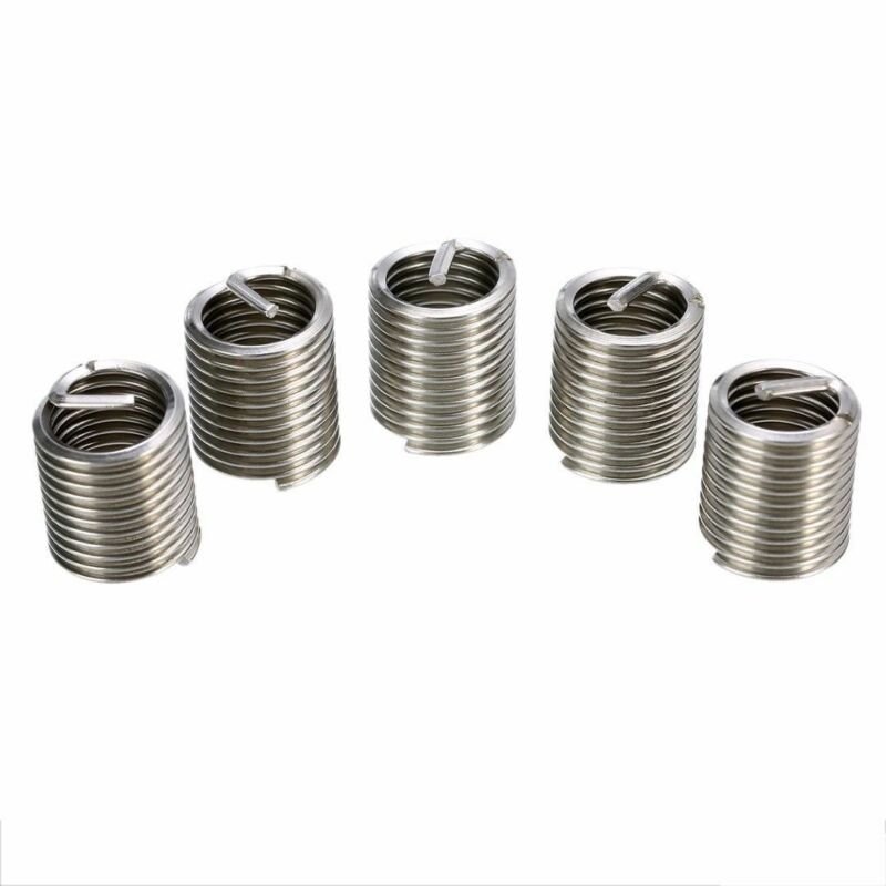 60pcs/set Silver Stainless Steel Thread Repair Insert Kit M3 M4 M5 M6 M8 M10 M12