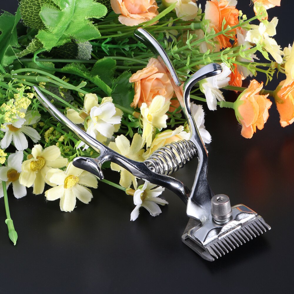 Old Manual Haircut Hair Clipper Trimmer Stainless Steel Hairdressing Non-electric Scissor Grooming Cutter: Default Title