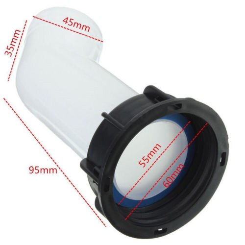 1000l ibc watertank 2 '' verlengstuk afvoertuit slang mondstuk kraandop schroefdraad