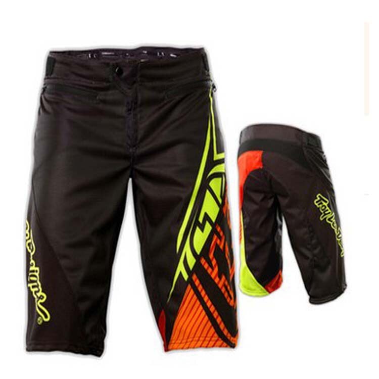 WillBros BMX Racing Black Short Pants Motocross Downhill Bike Sprint Race Shorts For Men: Black / 32