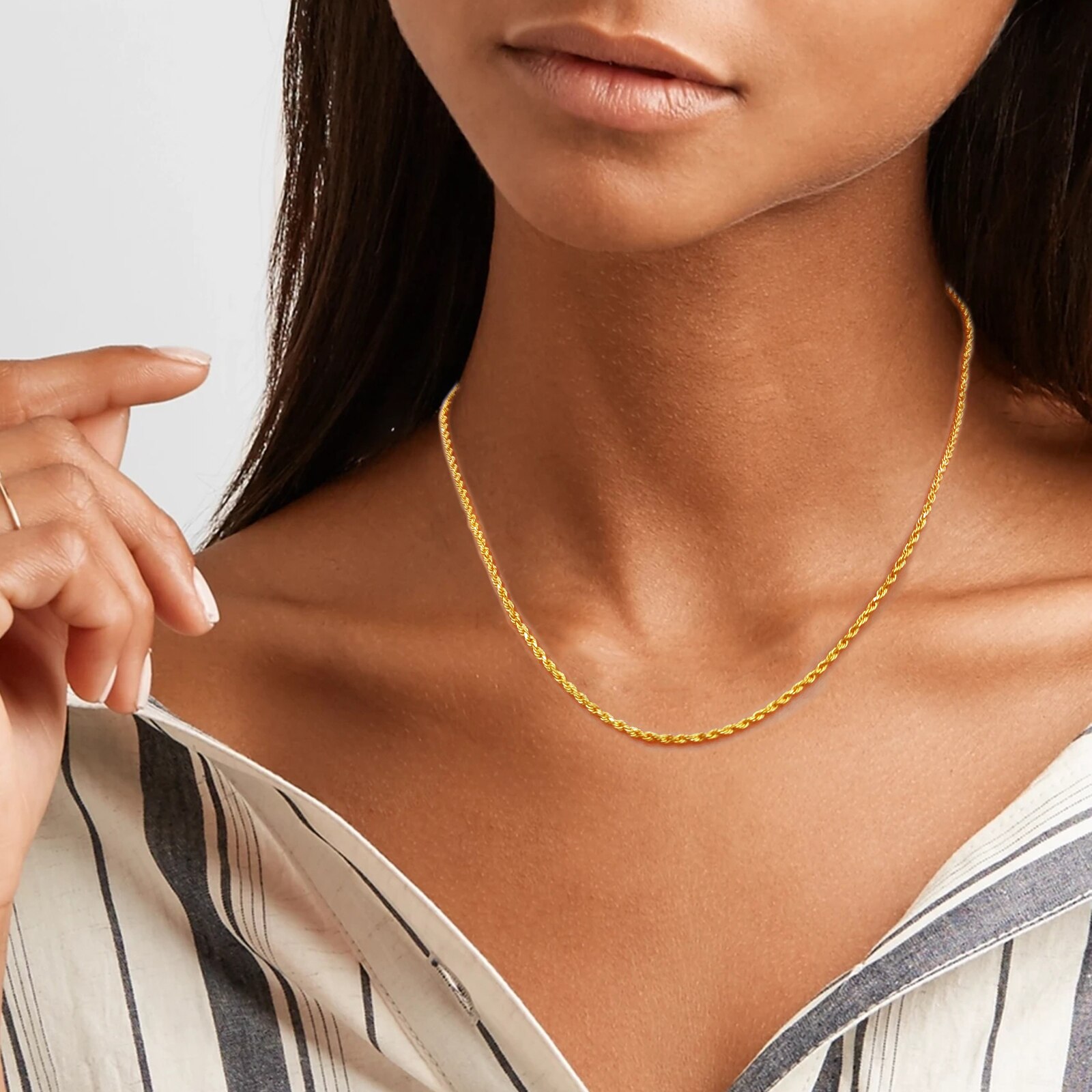 S925 collana in argento Sterling Collier Femme multistrato catena clavicola per donna doppio strato girocollo collane accessori gioielli