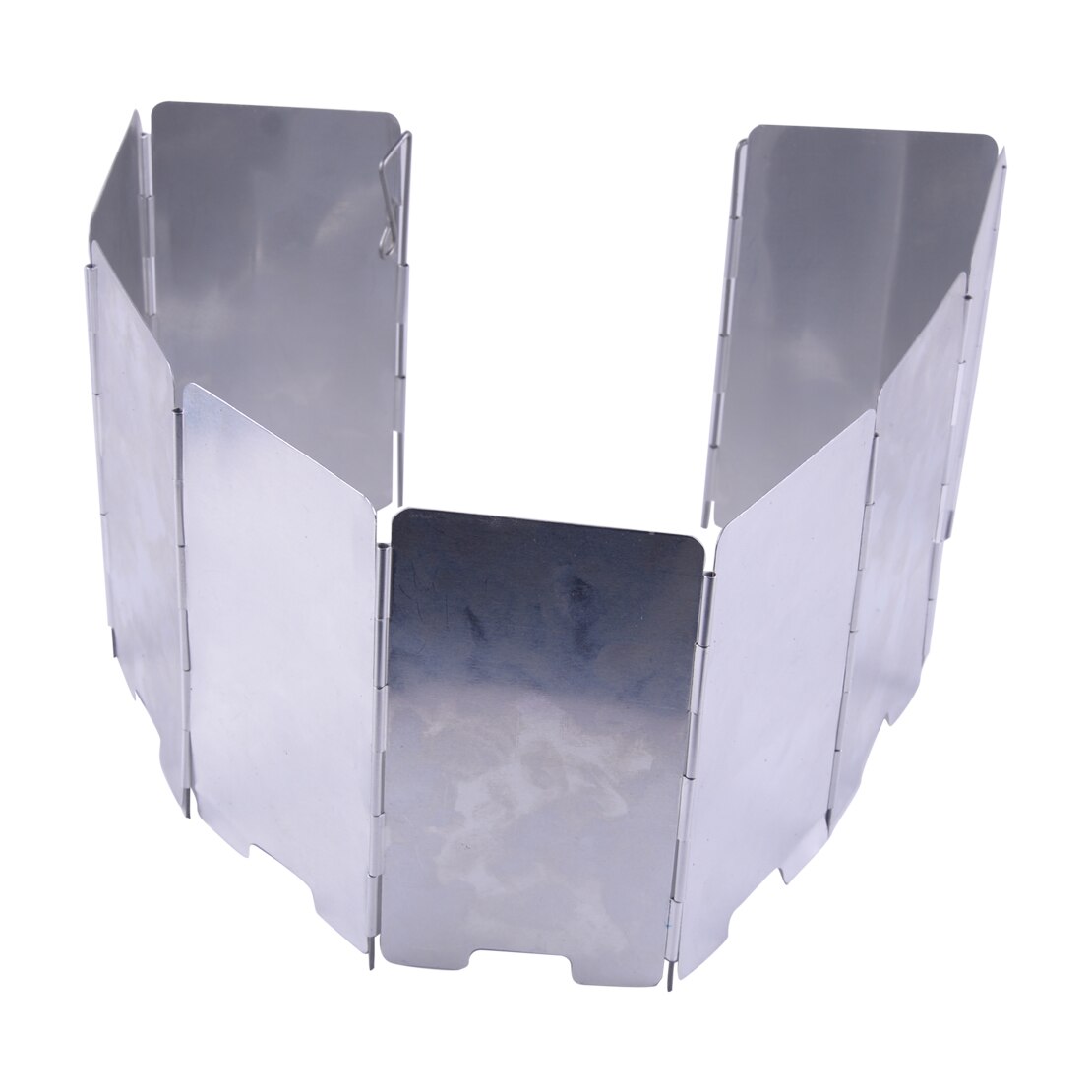 Letaosk 8 grote platen outdoor camping bbq opvouwbare brander voorruit gasfornuis windscherm aluminiumlegering