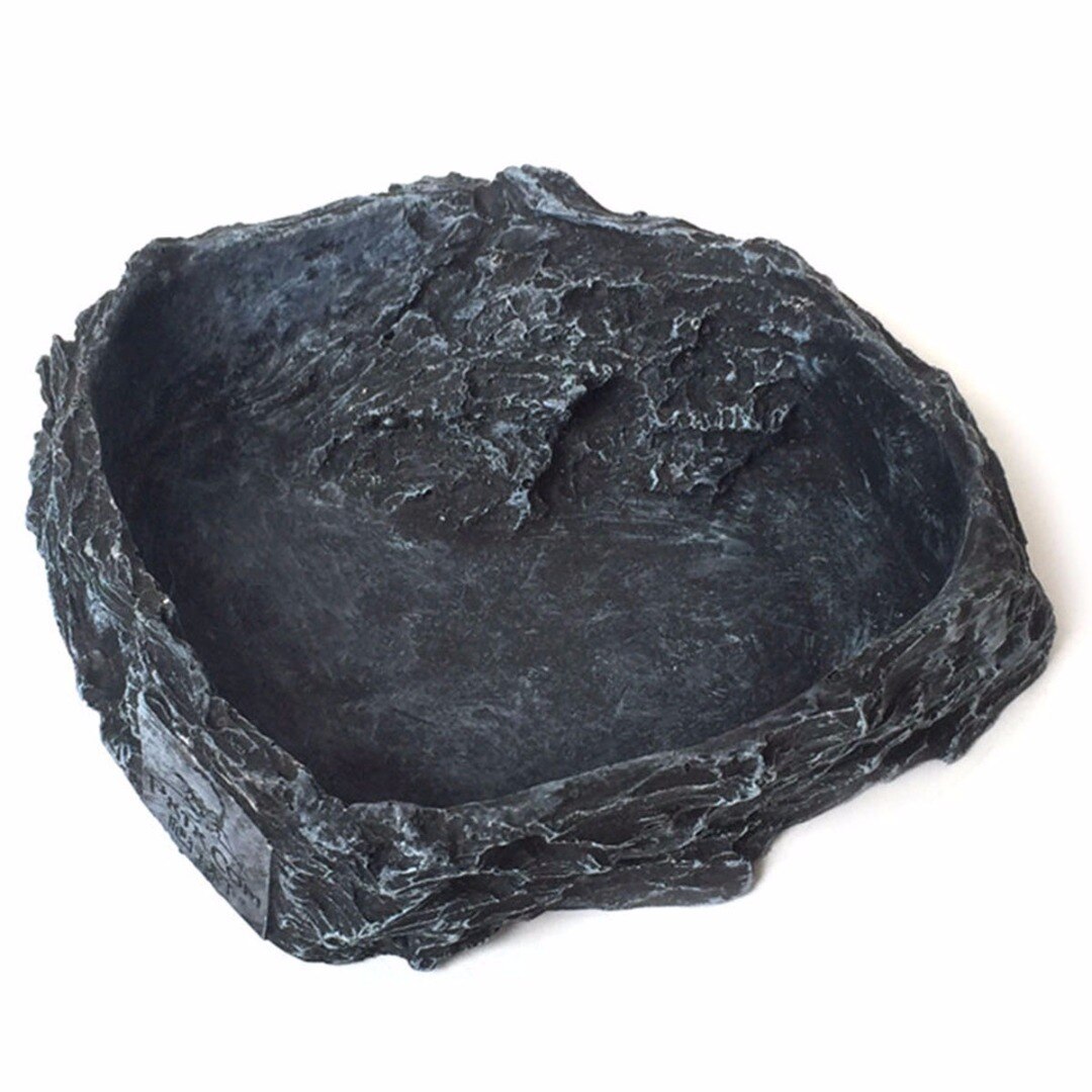 1Pc Reptile Food Water Dish Bowl Feeder Tortoise Lizard Turtle Amphibian Feeding Pot