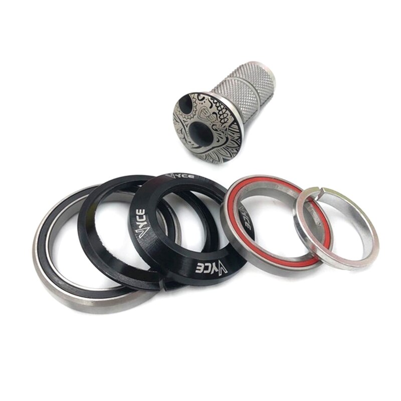 Bike Headset 42Mm 52Mm CNC 1 1/8Inch-1 1/2Inch Tapered Tube MTB Bike Road Bicycle Bearings Headsets 4252T Cycling Parts