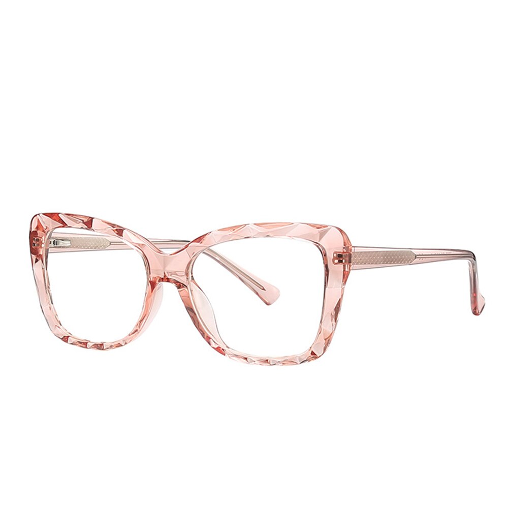 FS Blue Light Blocking Glasses Men Women Eye Protection Computer Eyeglasses Anti Bluelight Filter Optical Lozenge TR90 Frame: C5