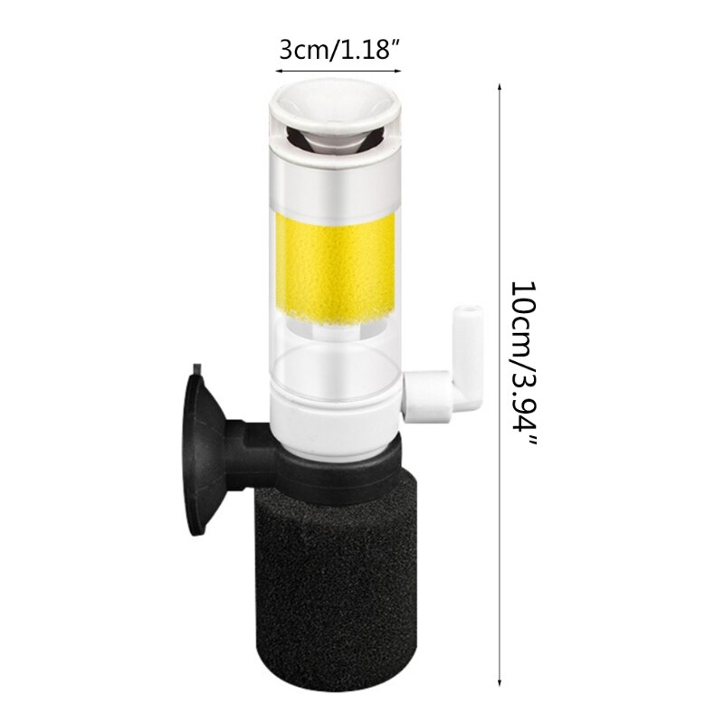 Mini ultra silencieux Aquarium bassin filtre interne pompe à oxygène accessoire