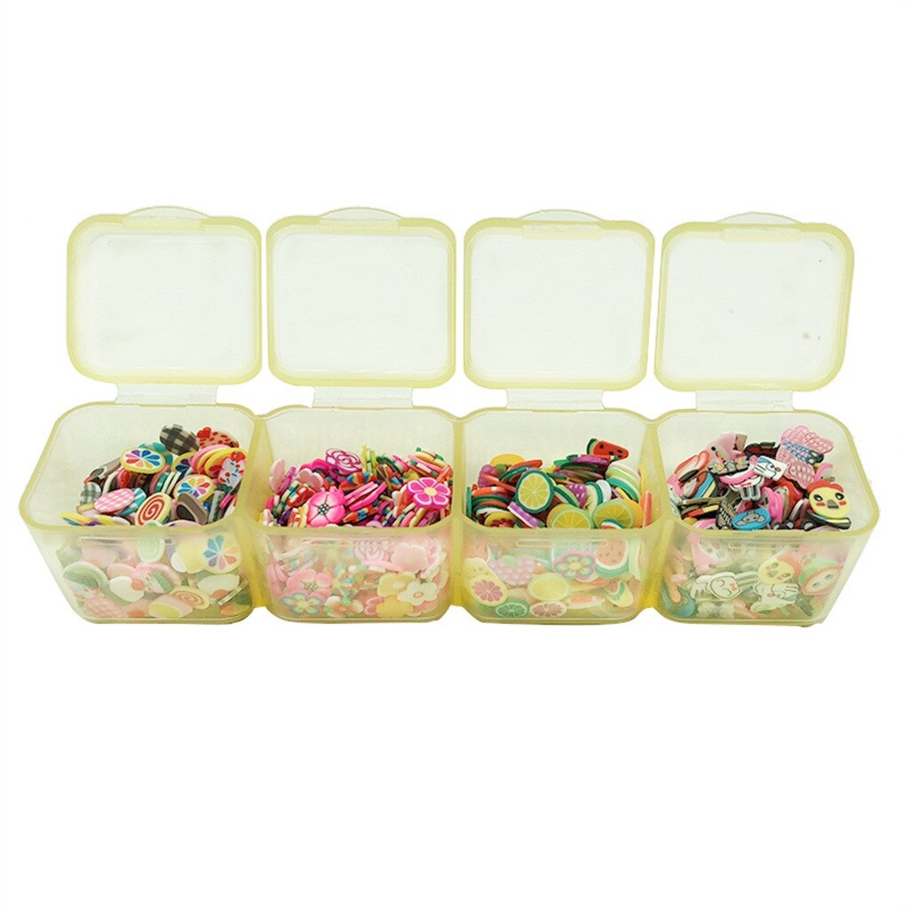 Diy Schleim Bausatz Liefert Klare Kristall Schleim, Der Bausatz Schleim Schaum Perlen funkeln Obst Scheiben Und Fischglas Perlen Diy Schmuck