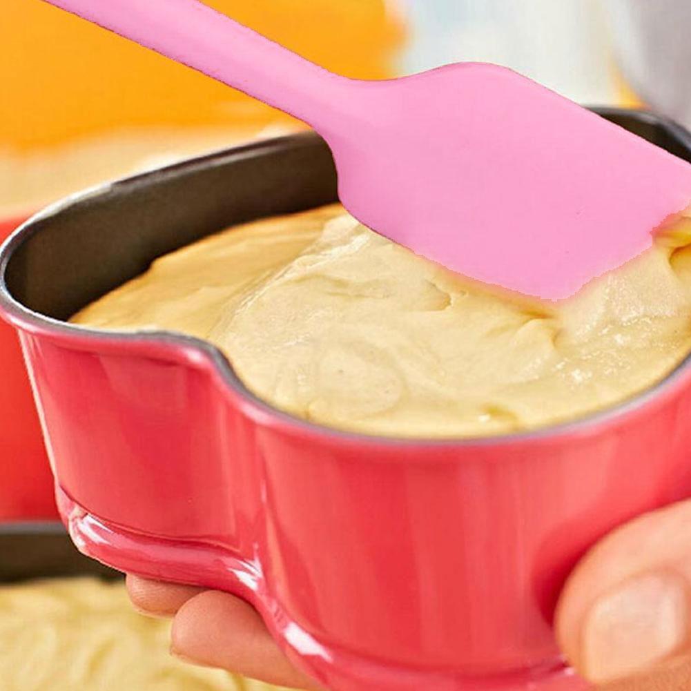 Espátula de silicona para crema, mantequilla y pastel, utensilio de cocina para mezclar masa, utensilios de cocina, cepillos para hornear, cepillo, mezclador de pasteles, M9K3