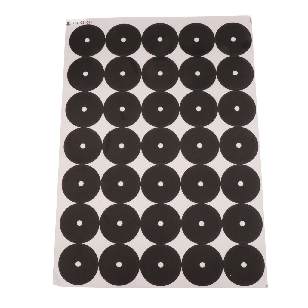 30pcs Billiard Spot Stickers Cue Ball Positioning Replacement Black