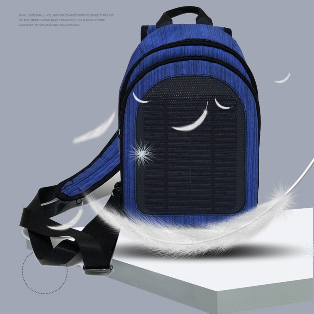 Waterproof Flexible Solar Panel Backpacks Convenience Charging Laptop Bags for Travel Solar Charger Daypacks