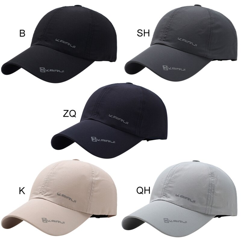 Herren damen frühling und sommer draussen-Sport baseballkappe schnelltrocknend verstellbare kappe lauf- und wanderhut gorras hombre