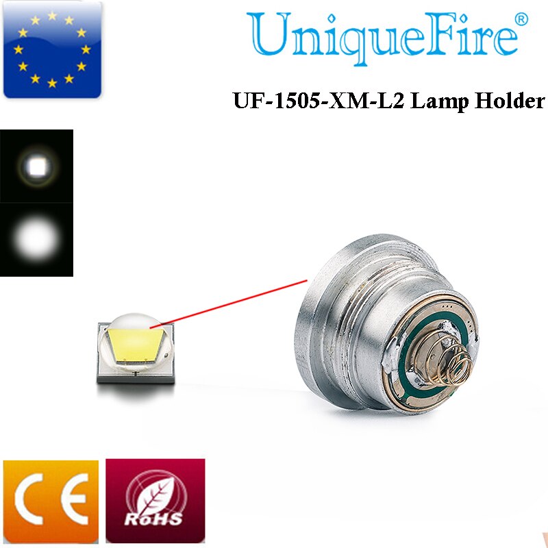 Uniquefire XM-L2 Wit Licht Led Pil In 5 Modes Super Helderheid Fit Voor UF-1505 Zaklamp Fakkel Lamp