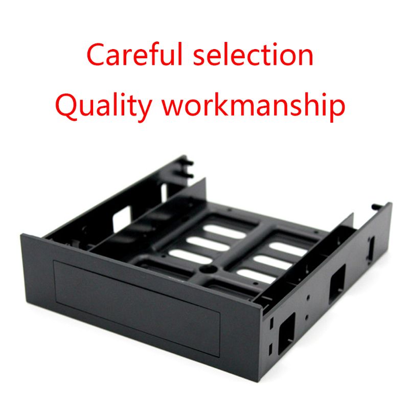 ABS Plastic 5.25inch Optical Drive Position to 3.5 inch 2.5 inch SSD Bracket Dock Hard Drive Holder For PC Enclosure