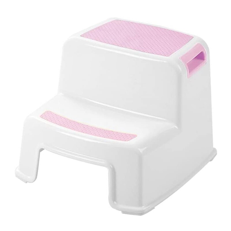 Step Stools for Kids - Toddler Step Stools for Toilet Potty Training, Bathroom and Kitchen - Slip Resistant Soft Grip