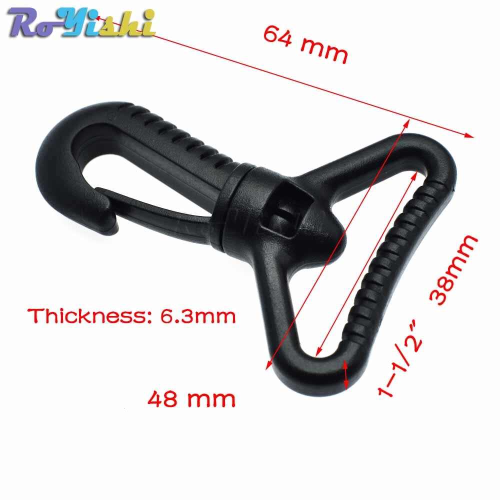 Plastic Swivel Snap Hooks For Bag Belts Straps Keychain Clasp Backpack Accessories Webbing 25mm 32mm 38mm 50mm
