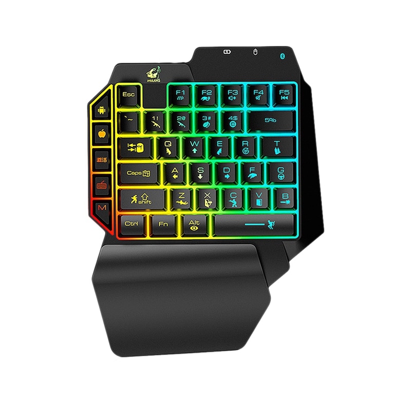 G11 39 Keys Mini Wireless Single-Handed Keyboard Bluetooth 4.2 Phone PC Macro Gaming Keypad for Windows Android IOS