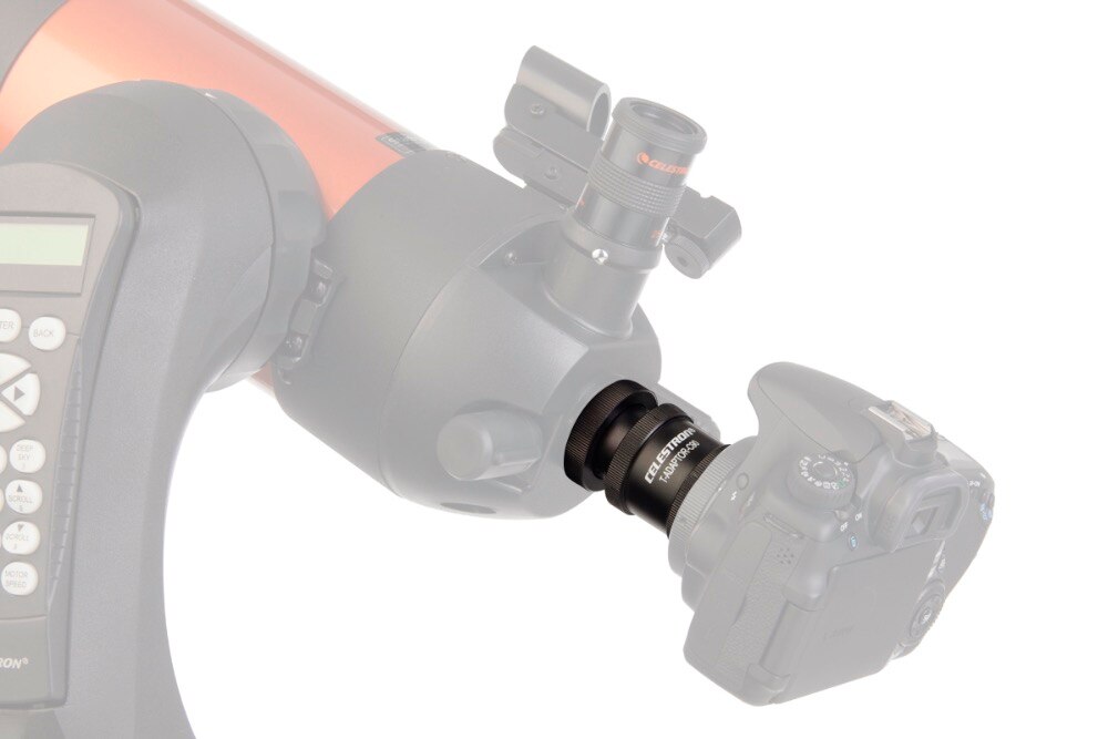 Celestron 93635- et teleskop t-adapter til nexstar 4gt 4se c90 spotting kikkert