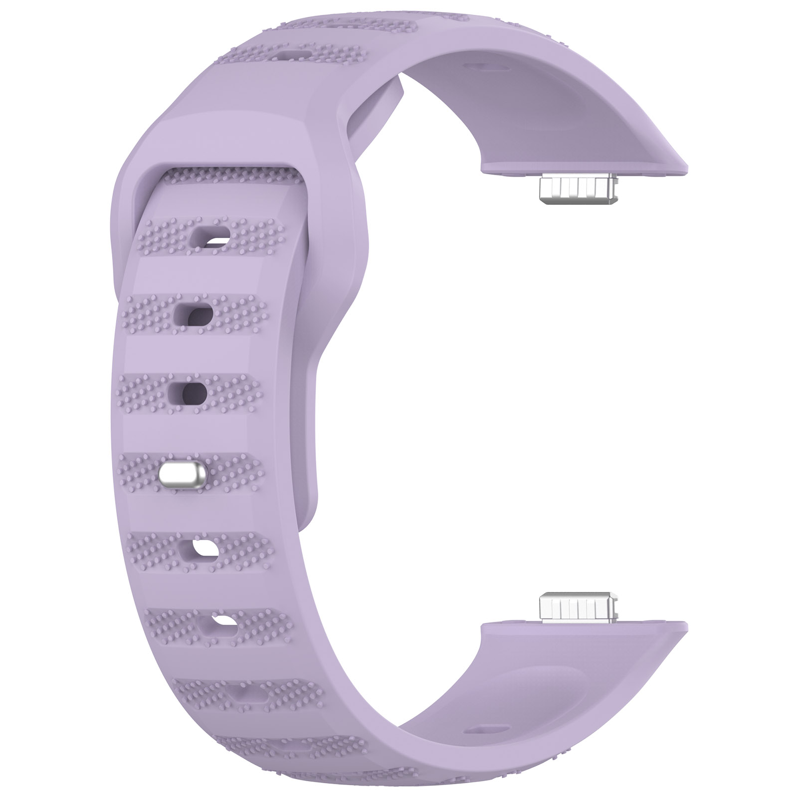 Correa de silicona oficial para Huawei Watch Fit 3, Correa deportiva transpirable de repuesto para reloj inteligente, hebilla de metal para Huawei Fit3 Brlt: Luz Rosa Blanco