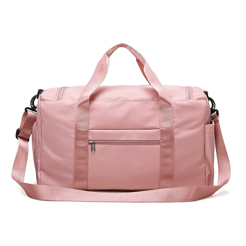 Bolsa de yoga de gran capacidad, bolsa de fitness de separación húmeda en seco, bolso de tela Oxford con posición de zapato, bolsa de viaje, equipaje, nueva