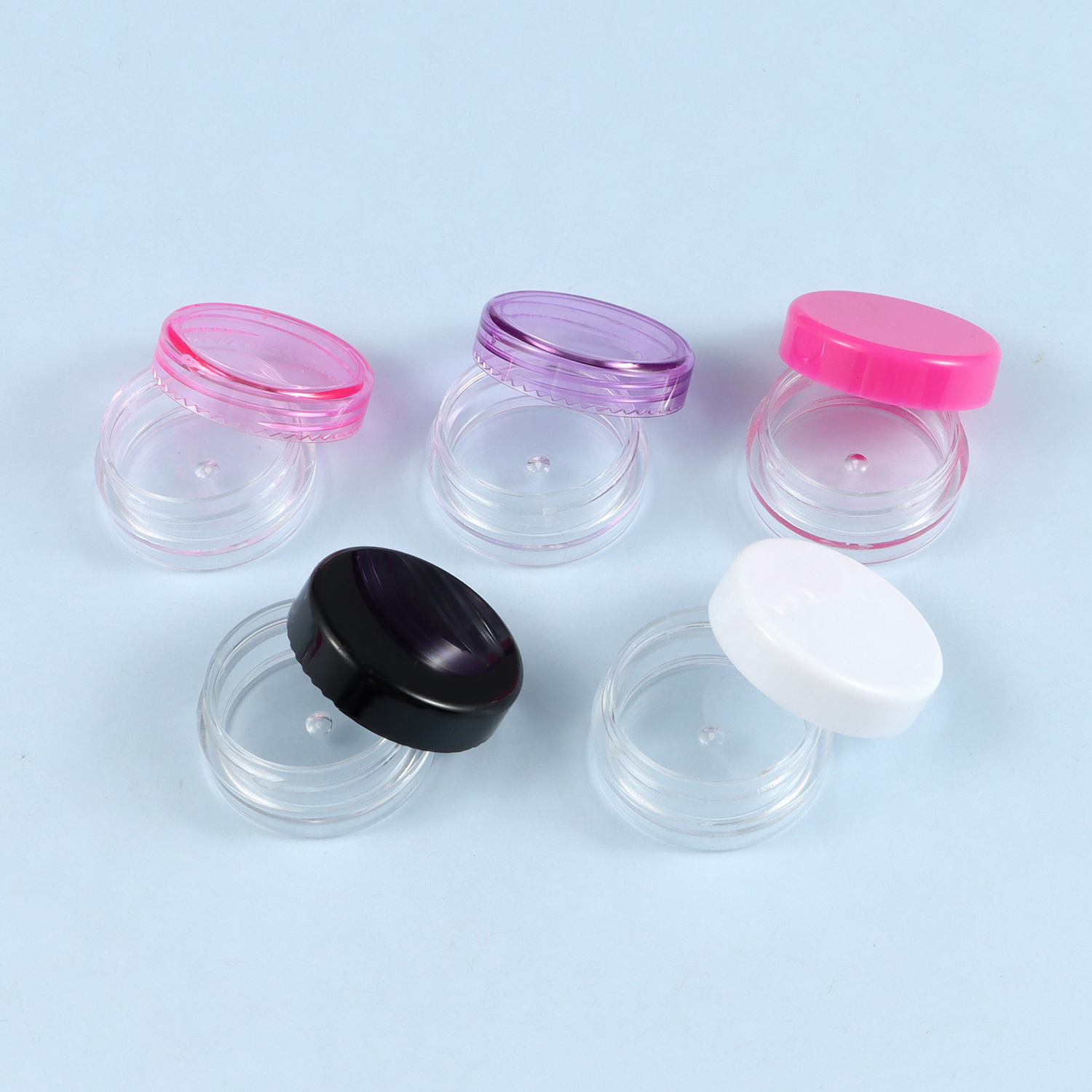 10 teile/los 3*1,5 cm Mini Kunststoff Kasten Runde Transluzente Verpackung Lagerung Kasten Staubdicht Langlebig Starke Schmuck fallen Container