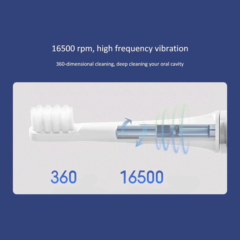 T100 Sonic Electric Toothbrush Lightweight 46G Portable Sonic Rechargeable Toothbrush Best