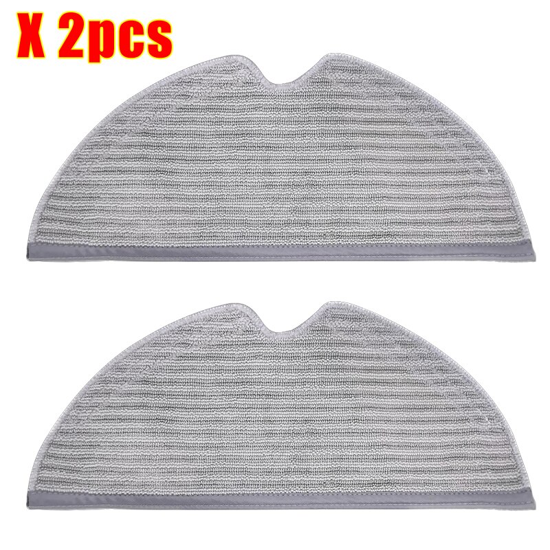 D9 Dry Wet Mop Cloth Rags For Xiaomi MI Robot Vacuum-Mop Mijia 1C STYTJ01ZHM Dreame F9 D9 Upgraded Version Water Tank Rag: 2pcs