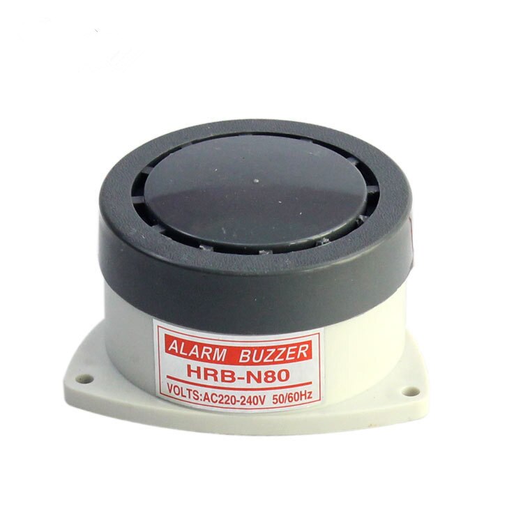 2 stk/parti aktive mekaniske 95db 80mm alarmbrummer høj-decibel 24v 220v elektroniske buzzer vedvarende bip til industri