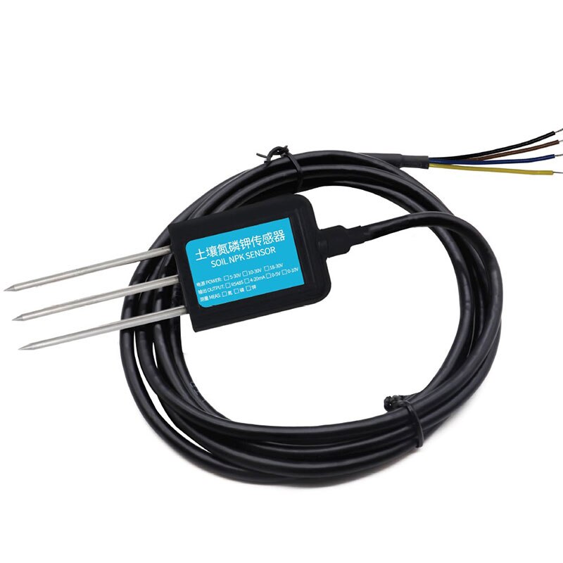 Soil NPK Sensor Agricultural Tester Environment Fertilizer Detector Soil 4-20ma RS485 0-5V 0-10V nitrogen phosphorus kalium