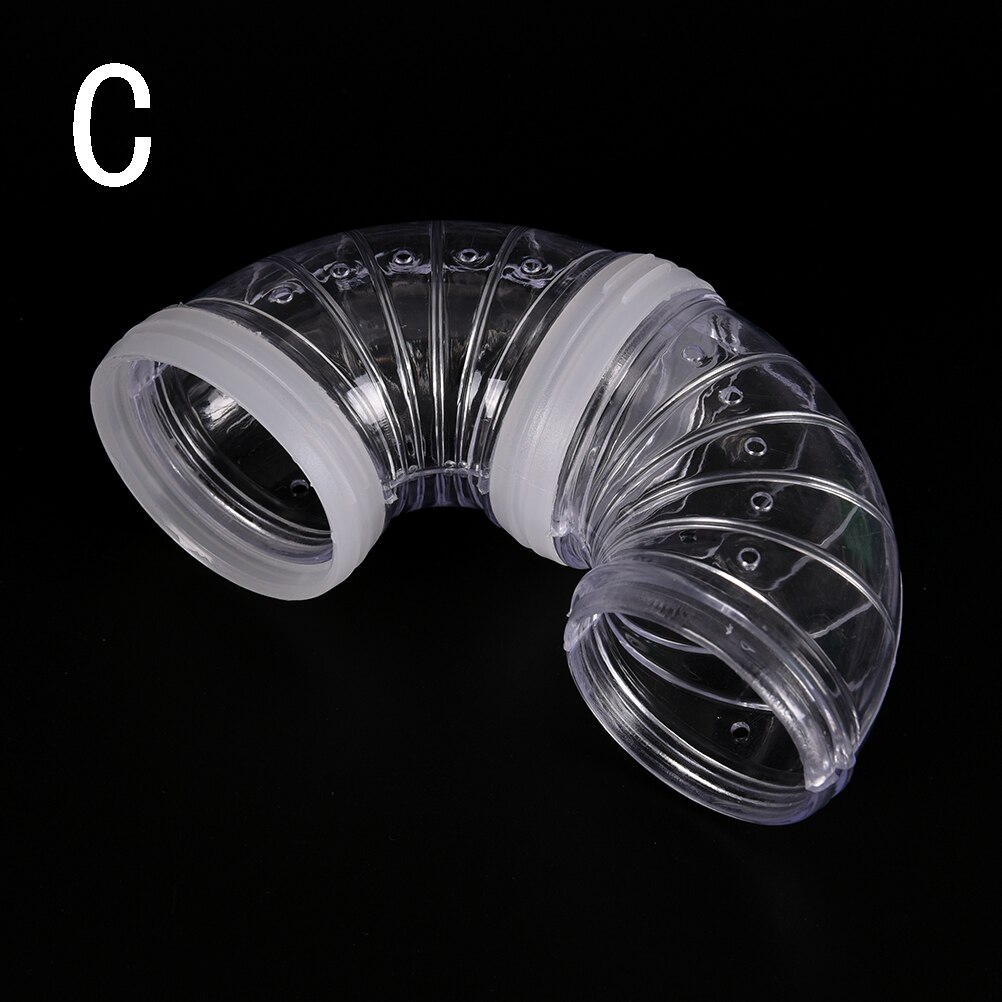 5 styles Hamster Cage Accessories Hamster Pipeline Multifunctional PP Hamster Toys Random DIY External Tunnel: C