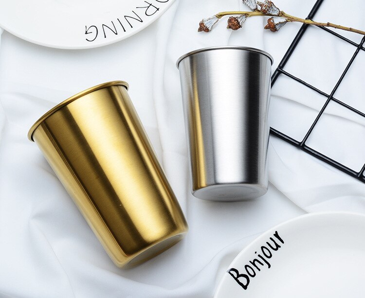 Soffe Coffee Mug With Cup Sleeve 350ml 500ml Titanium Travel Mugs Portable Food Grade Stainless Steel Drink Water Bottle