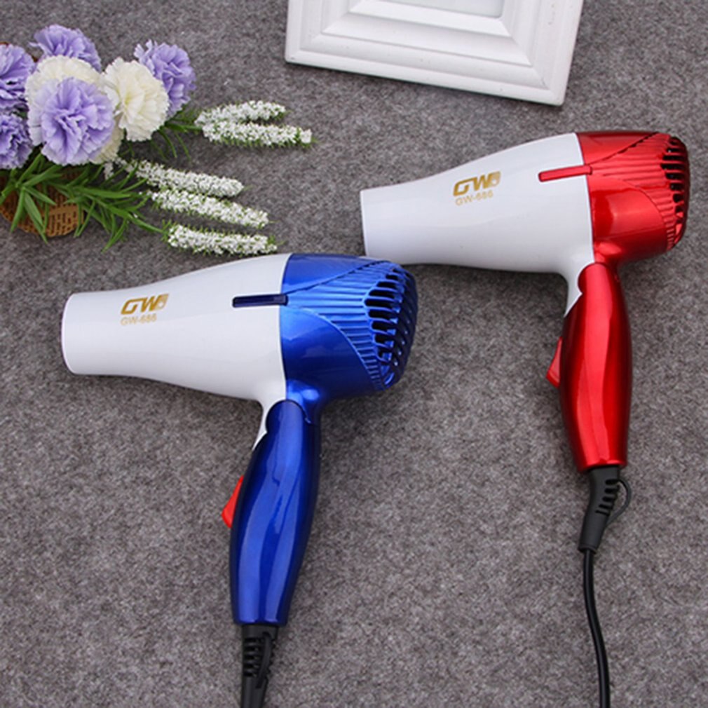 GW-686 1Pc Mini Portable sèche-cheveux pliant pliable Compact voyageur souffleur faible puissance école étudiants souffleur d'air