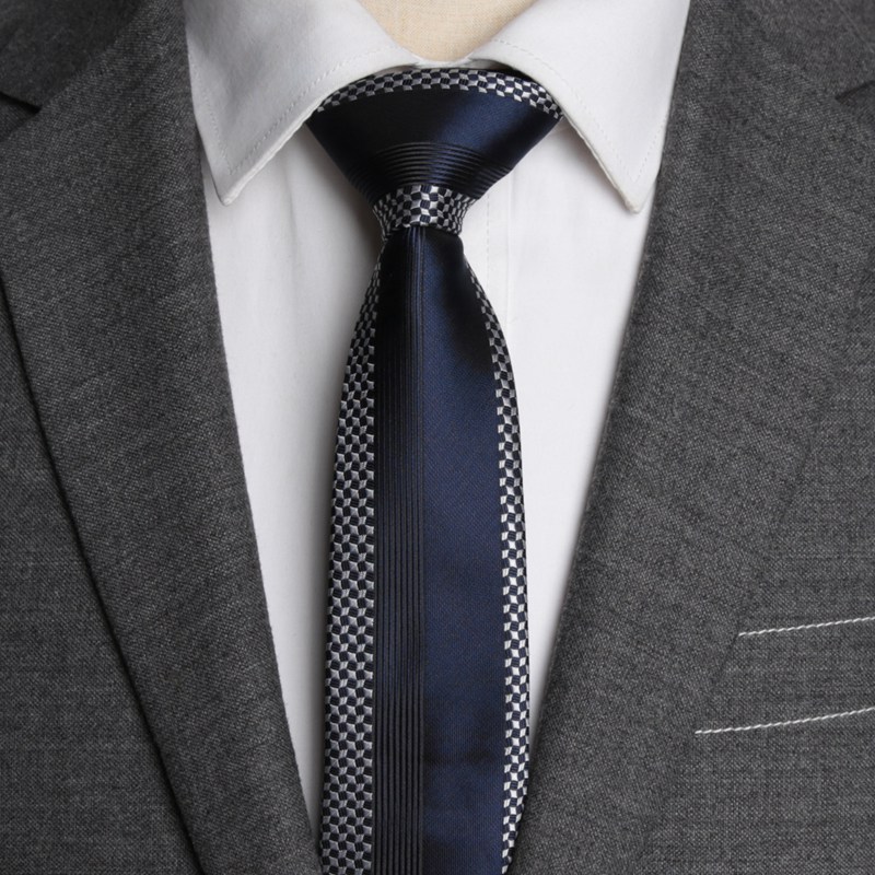 Herre slips luksuriøst slankt slips stribet slips til mænd business bryllup jacquard slips mandlig kjole skjorte bowtie gravata
