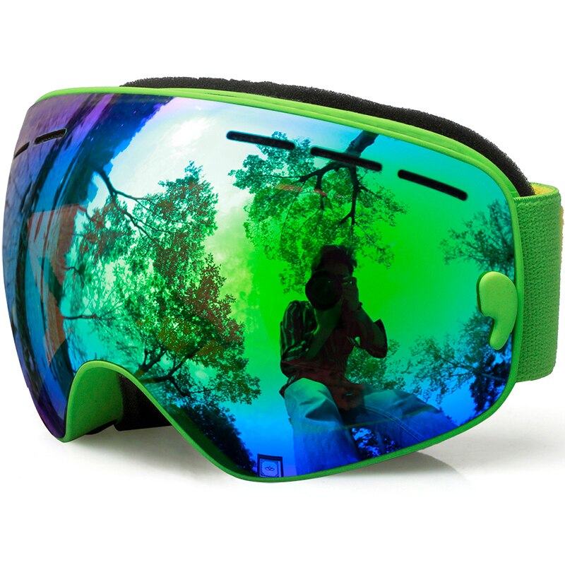 Óculos de esqui para crianças, óculos para meninos e meninas, proteção uv/neve, multi cores/duplo, anti-neblina, snowboard, ski