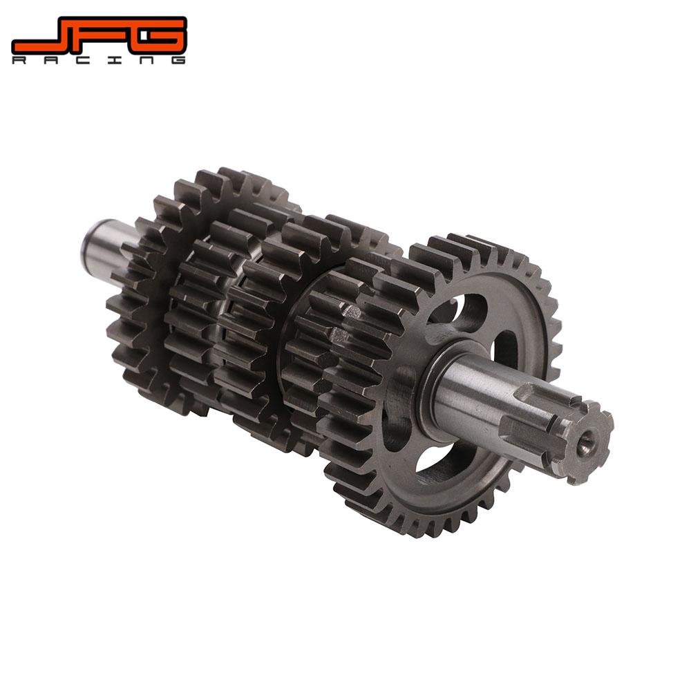 Motorcycle Transmission Gear Box Main Counter Shaft Kit For ZongShen ZS 190cc Engine Pit Dirt Bike