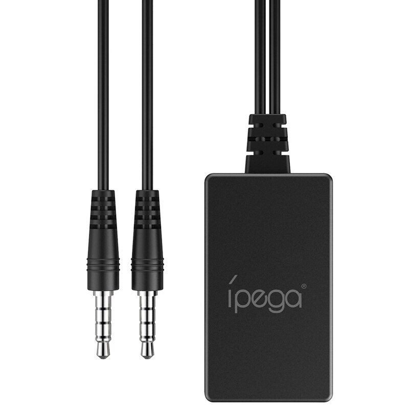Ipega 2-in-1 Audio Adapter - Converter for Switch Console to Headphones - 1 Input 2 Output - Headphone + Mic Plug