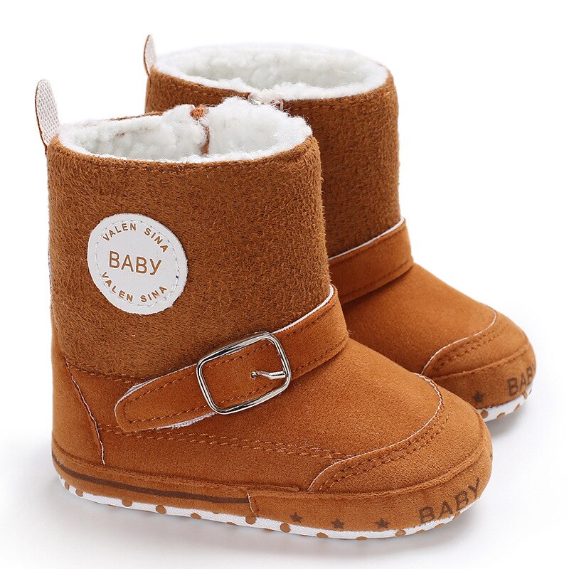 Winter Baby Jongens Meisjes Boot Rusland Winter Zuigelingen Warm Houden Schoenen Faux Fur Baby Booties Suède Baby Mocassins Laarzen