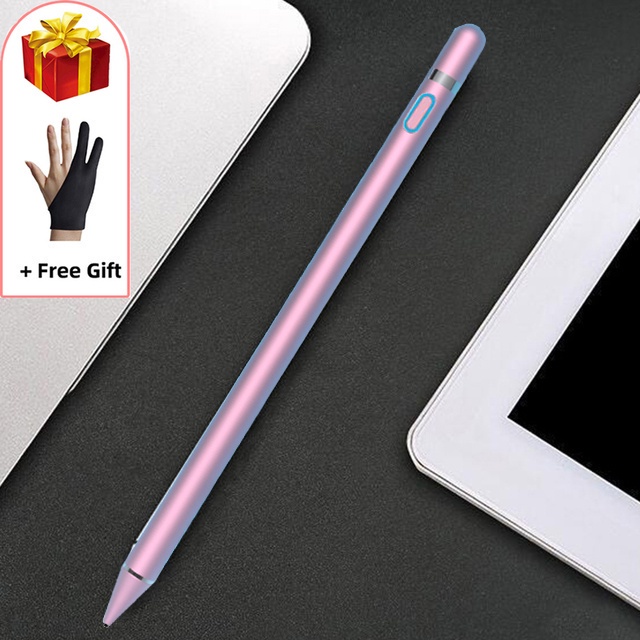 Pencil For Huawei Matepad T10S T10 Matepad 11 10.4 10.8 M6 T5 M5 Lite 10.1 Stylus Pen Touch Pen with Dual Touch Stylus: pink