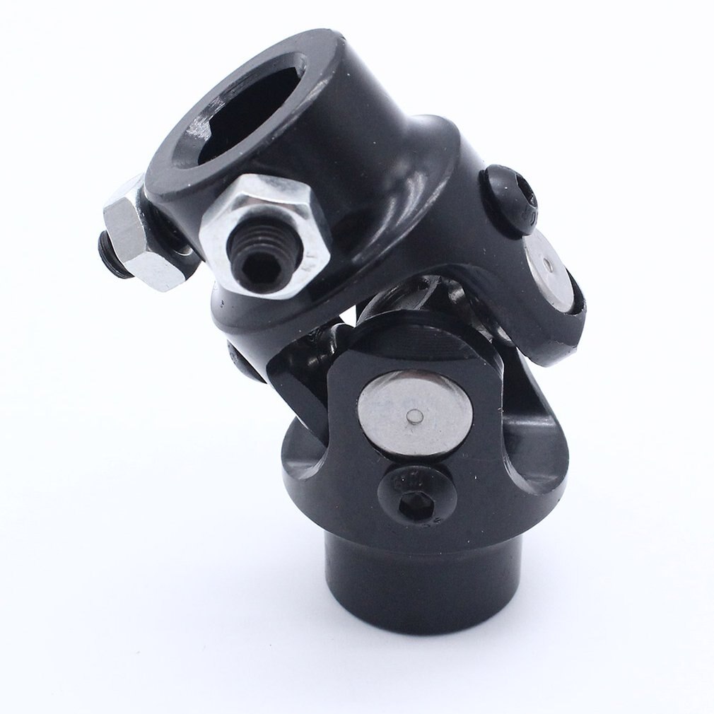 Light Black Directional String Coupling 3 / 4-36 Spline X 3/4" Dd Black Steering U-shaft Coupling for Mustang Ii Power Stand