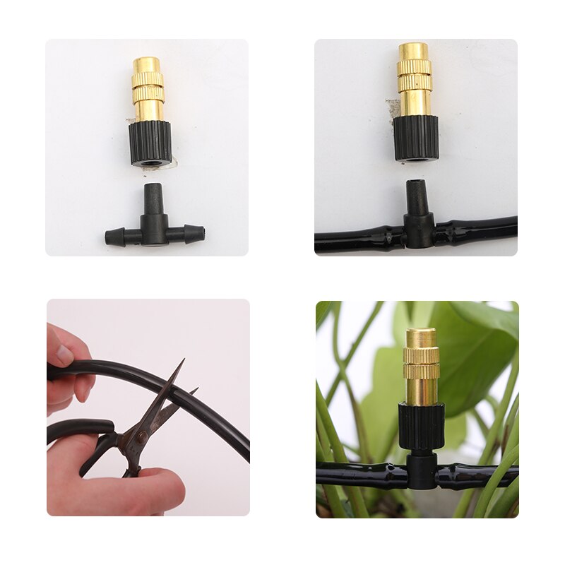 Fast 5M-50M Irrigation System Automatic Watering Garden Micro Drip Watering Kits With Adjustable Drippers