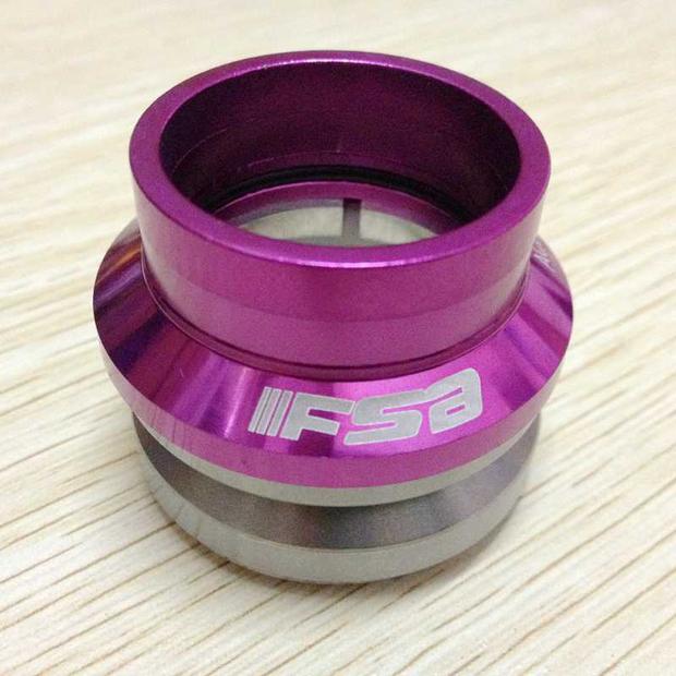 Anode fini roulement scellé, 41.8mm BMX casque de vélo, fixez les roulements du tube de direction