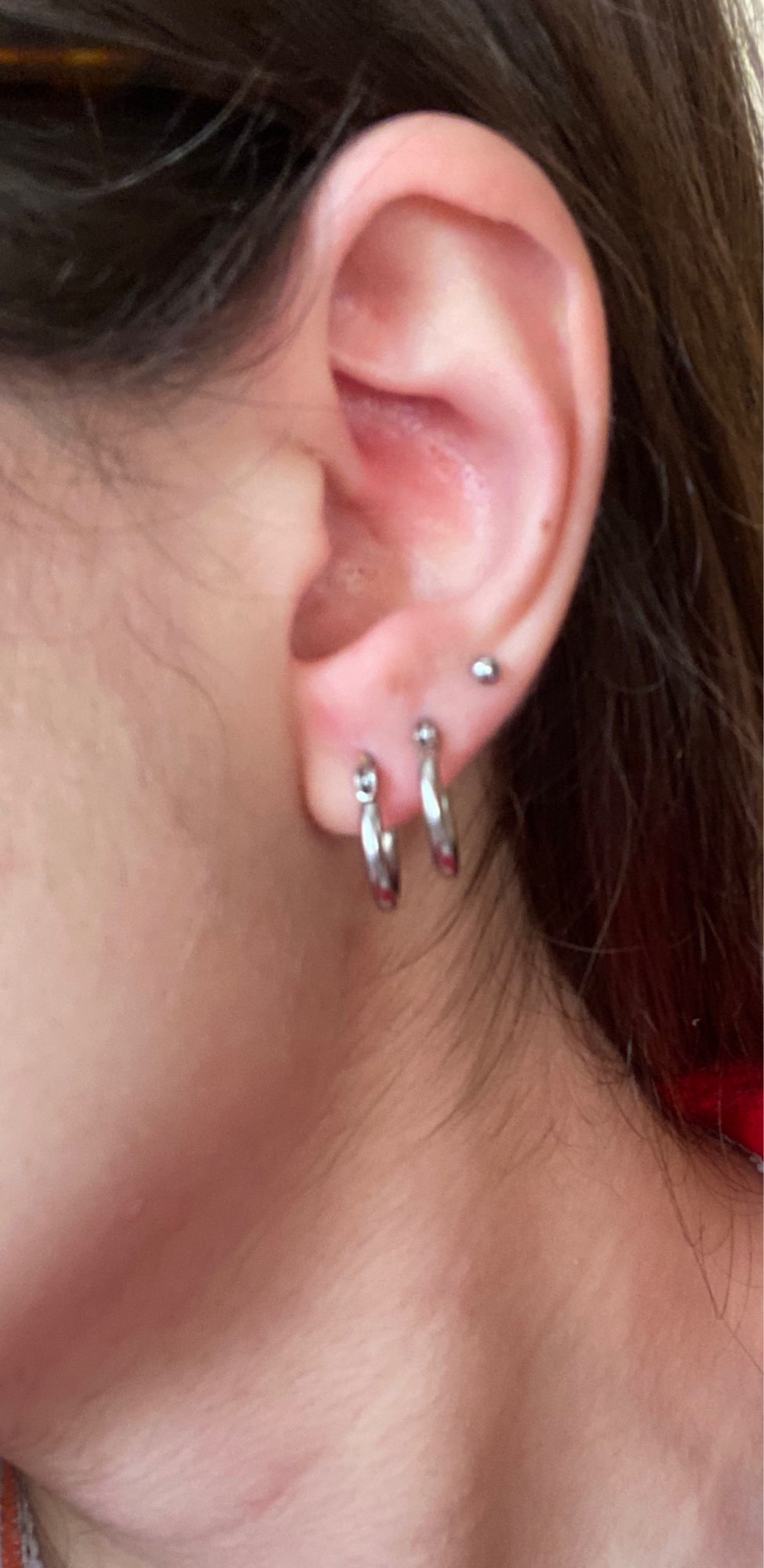 90mm Stainless Steel Large Hoop Earrings Exaggerate Circle Creole Smooth Gold Round Loop Earring for Women Ear Ring Brincos