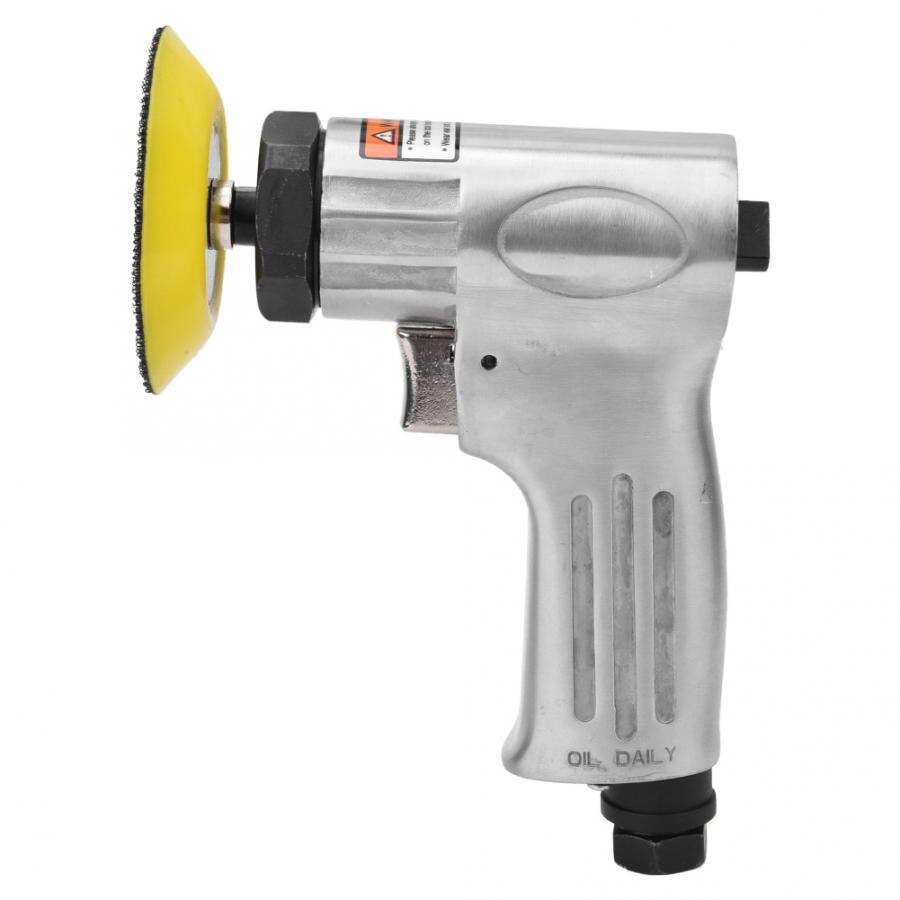 Luchtschuurmachine 3in mini pneumatische polijstmachine polijstgereedschap met klittenbandsluiting type schijf