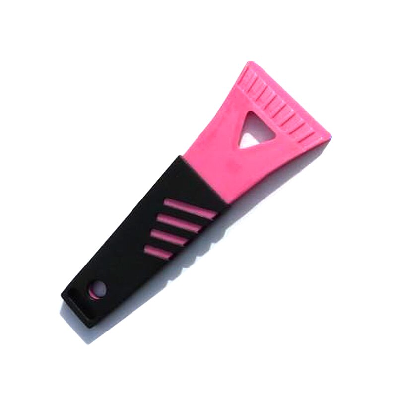 ZD 1X Car snow shovel Mini Snow scraping board For Mitsubishi lancer outlander Mazda 3 6 cx-5 Kia rio ceed sportage accessories: Pink