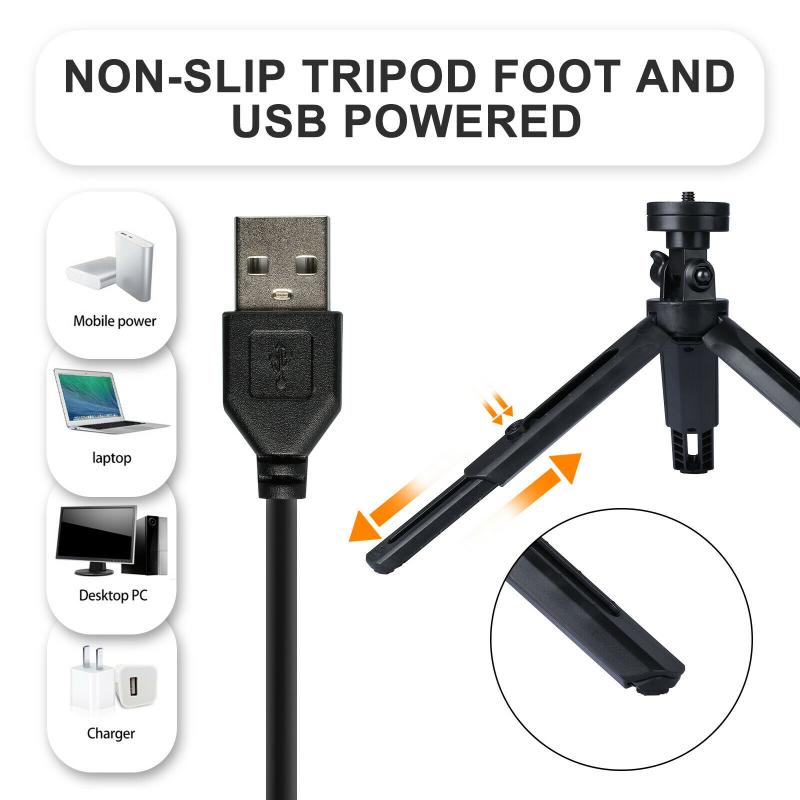 Anel de luz de led de 10 ", ajustável, com tripé, luz de anel de luz de selfie, lâmpada de anel de luz de led para fotografia, com suporte celular telefone celular