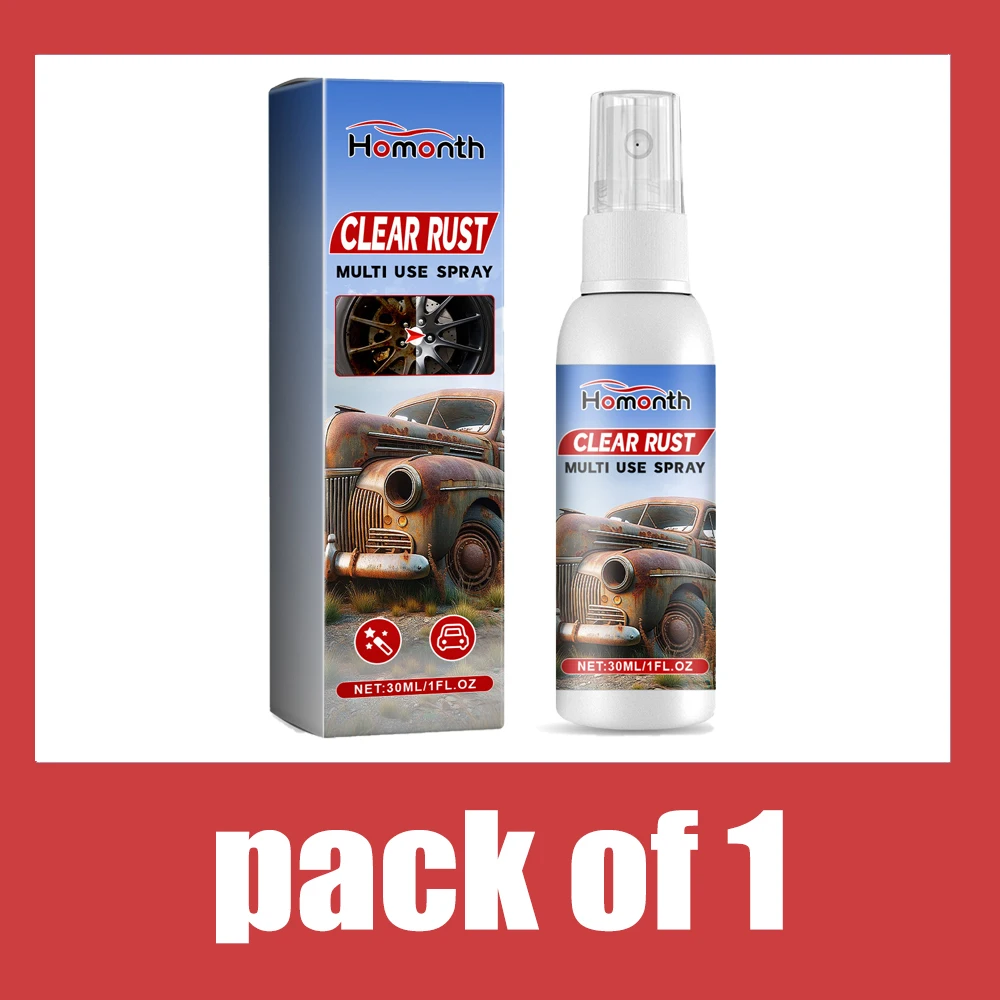 Spray de desoxidación para el cuidado del automóvil, limpieza de mantenimiento de automóviles, pintura cromada de Metal, lubricante antioxidante: Rojo